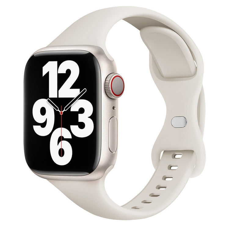 Helt Vildt Cool Silikone Universal Rem passer til Apple Smartwatch - Hvid#serie_1
