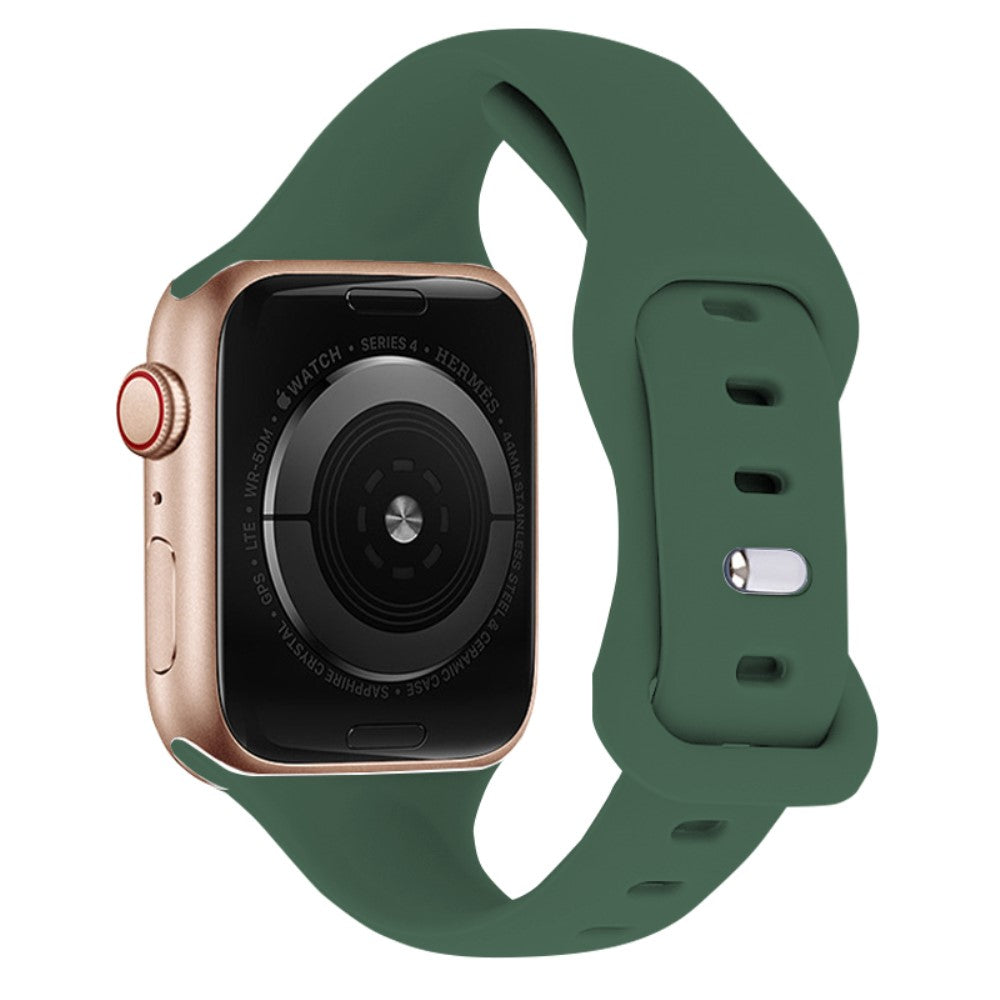 Helt Vildt Cool Silikone Universal Rem passer til Apple Smartwatch - Grøn#serie_3