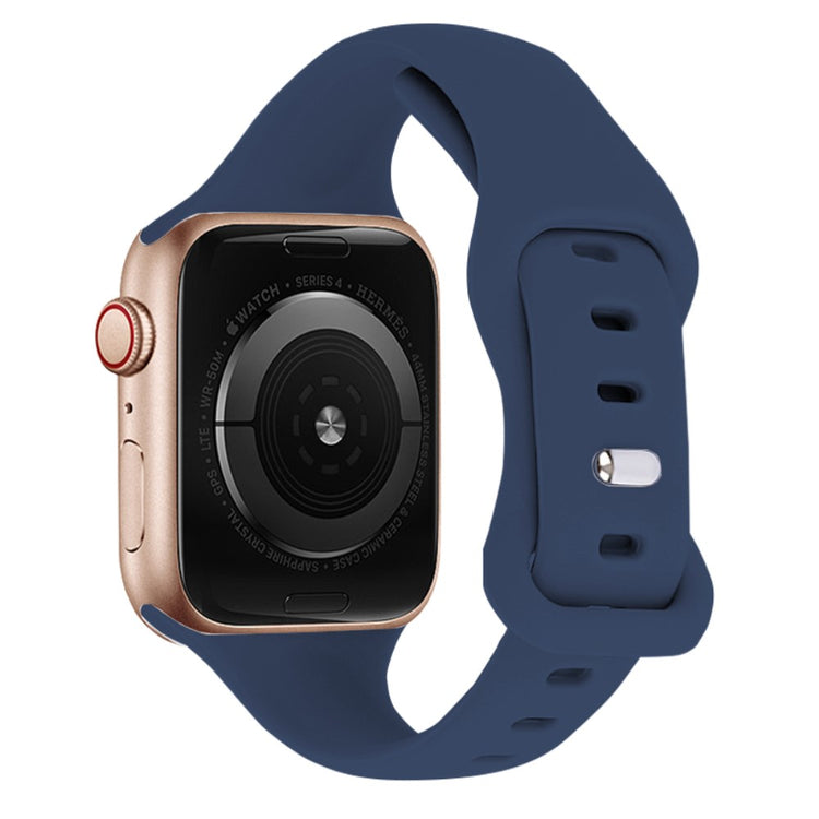 Helt Vildt Cool Silikone Universal Rem passer til Apple Smartwatch - Blå#serie_4