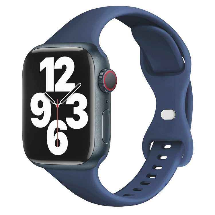 Helt Vildt Cool Silikone Universal Rem passer til Apple Smartwatch - Blå#serie_4