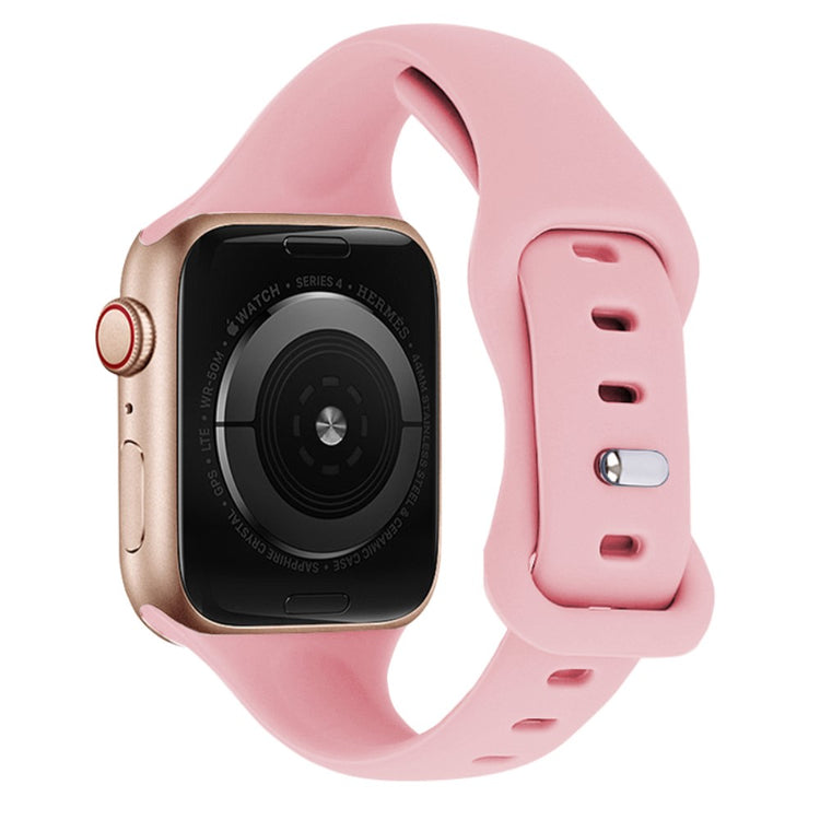 Helt Vildt Cool Silikone Universal Rem passer til Apple Smartwatch - Pink#serie_10