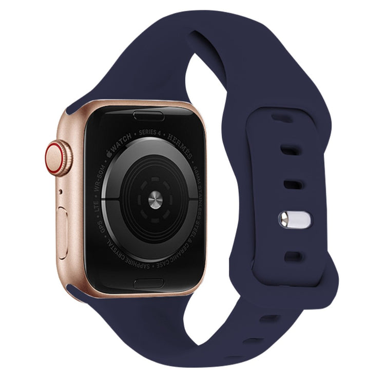 Helt Vildt Cool Silikone Universal Rem passer til Apple Smartwatch - Blå#serie_12