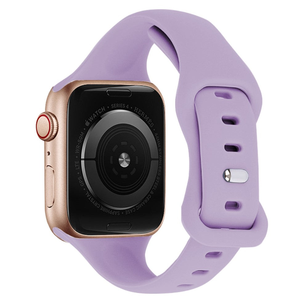 Helt Vildt Cool Silikone Universal Rem passer til Apple Smartwatch - Lilla#serie_13