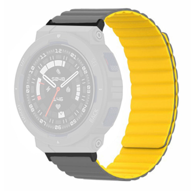 Helt Vildt Elegant Silikone Rem passer til Amazfit Active Edge - Gul#serie_5