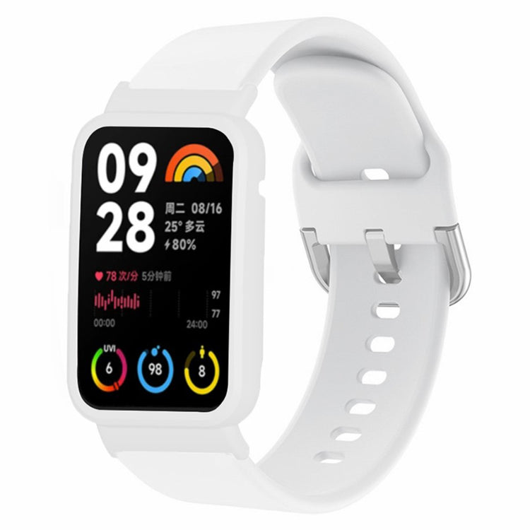 Fremragende Silikone Rem passer til Xiaomi Smart Band 8 Pro - Hvid#serie_2