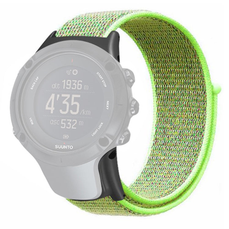 Vildt Fint Nylon Universal Rem passer til Suunto Smartwatch - Gul#serie_5