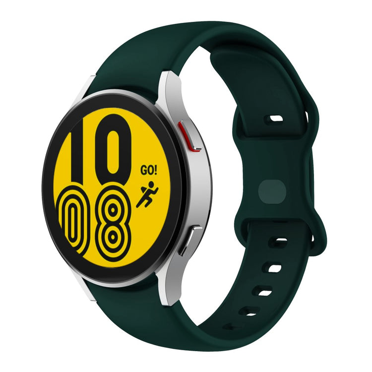 Glimrende Silikone Universal Rem passer til Samsung Smartwatch - Grøn#serie_4