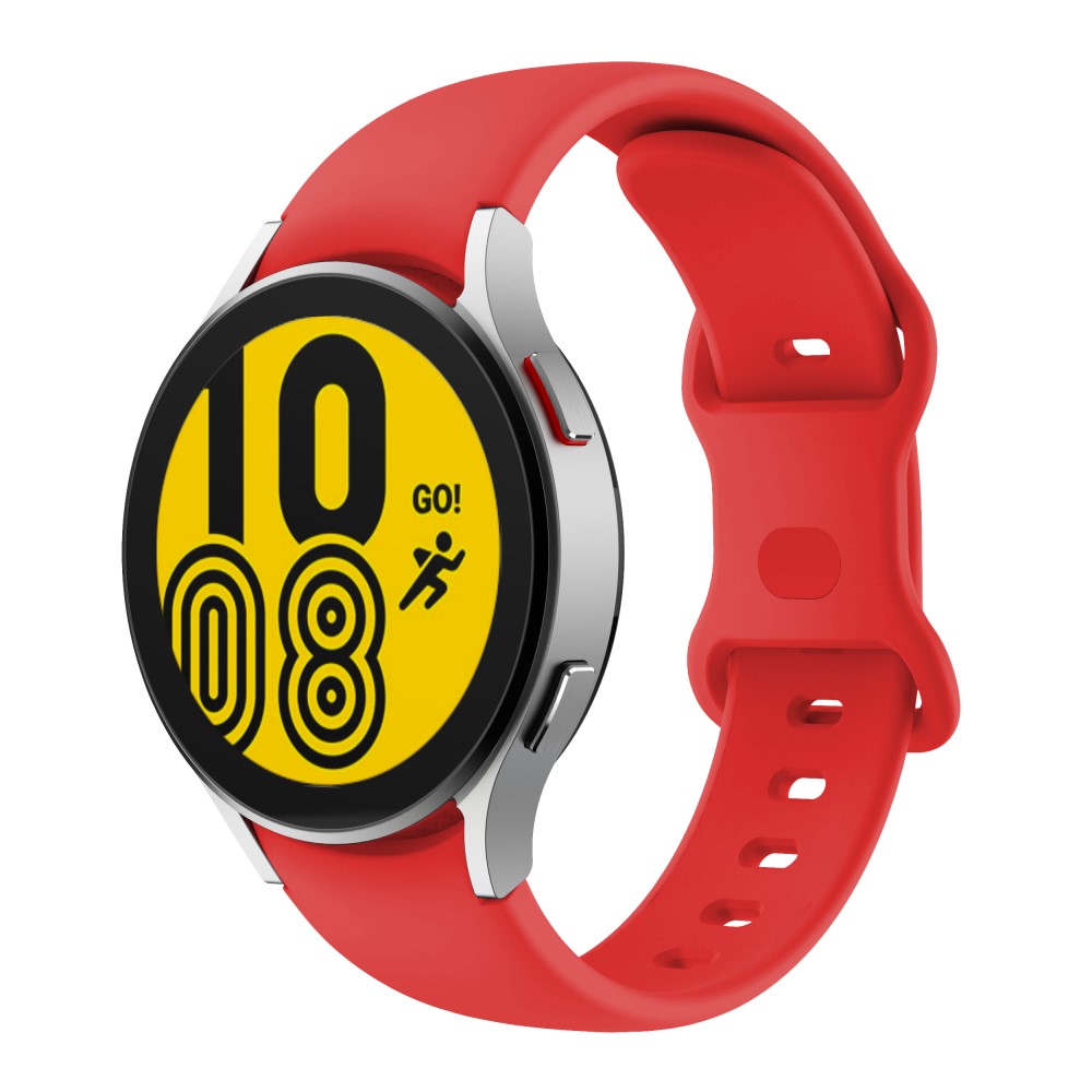 Glimrende Silikone Universal Rem passer til Samsung Smartwatch - Rød#serie_6