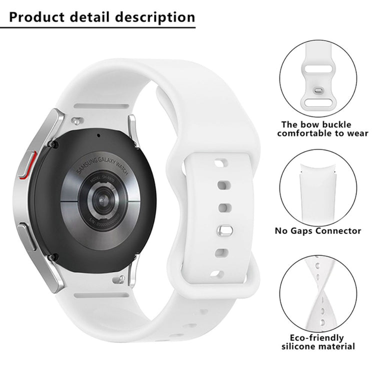 Glimrende Silikone Universal Rem passer til Samsung Smartwatch - Rød#serie_7