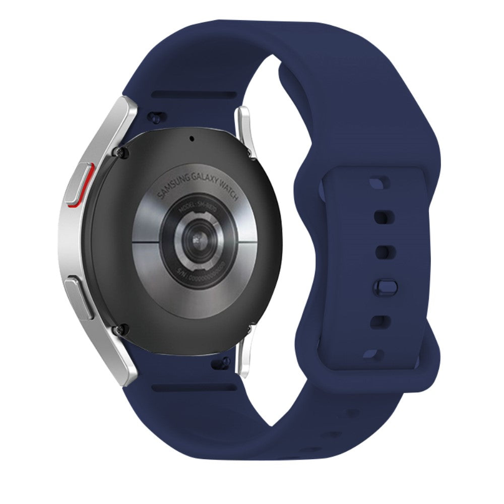 Glimrende Silikone Universal Rem passer til Samsung Smartwatch - Blå#serie_8