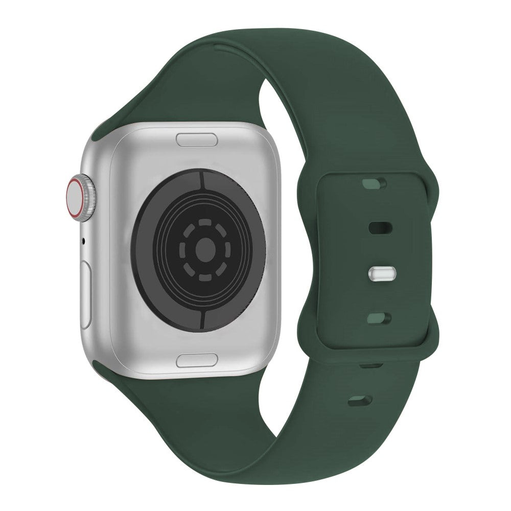 Flot Silikone Universal Rem passer til Apple Smartwatch - Grøn#serie_1
