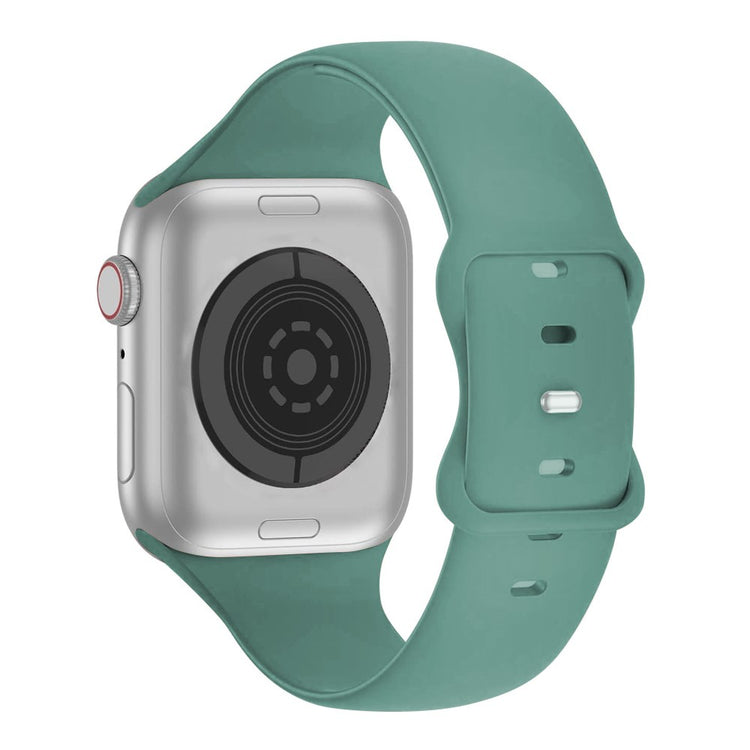 Flot Silikone Universal Rem passer til Apple Smartwatch - Grøn#serie_10