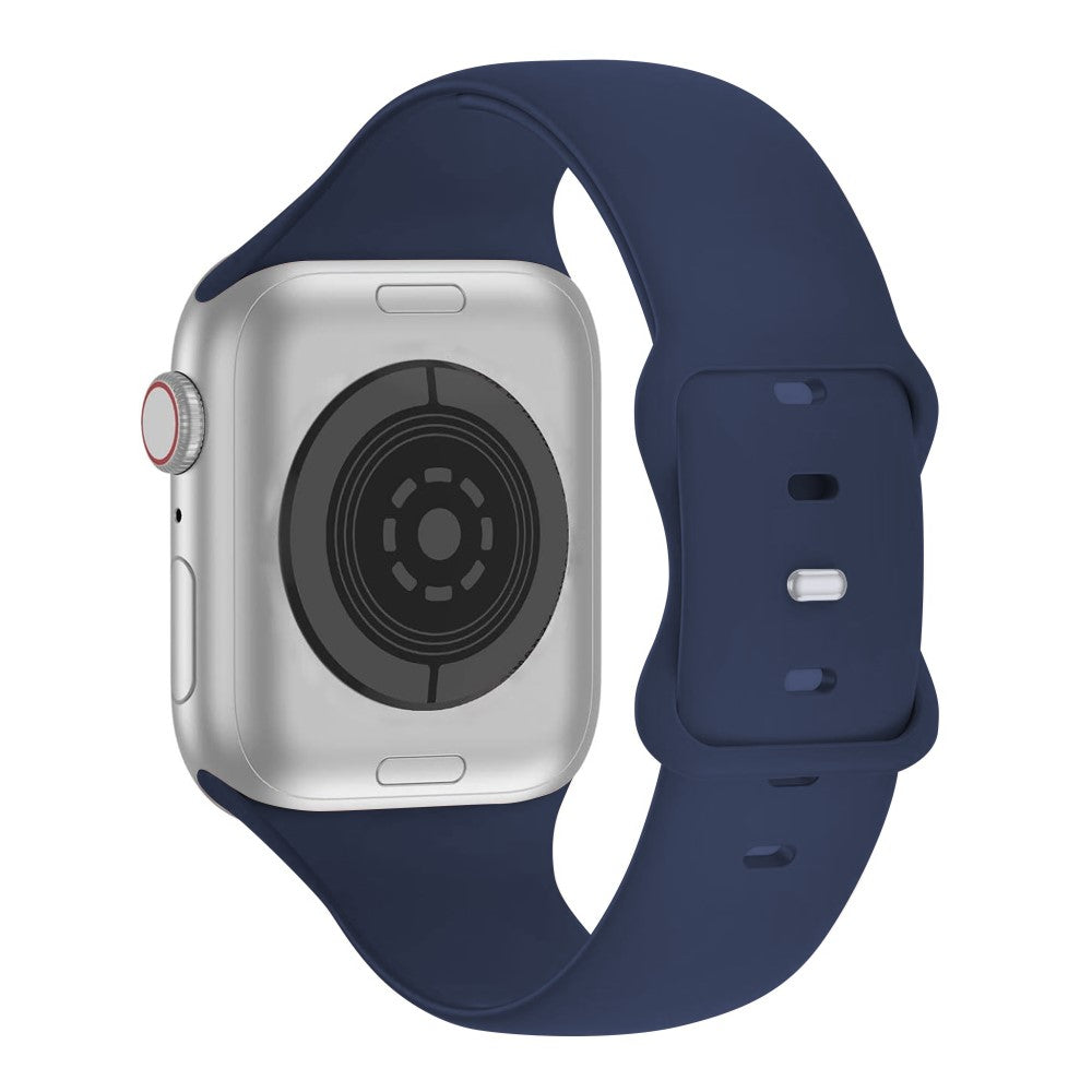 Flot Silikone Universal Rem passer til Apple Smartwatch - Blå#serie_11
