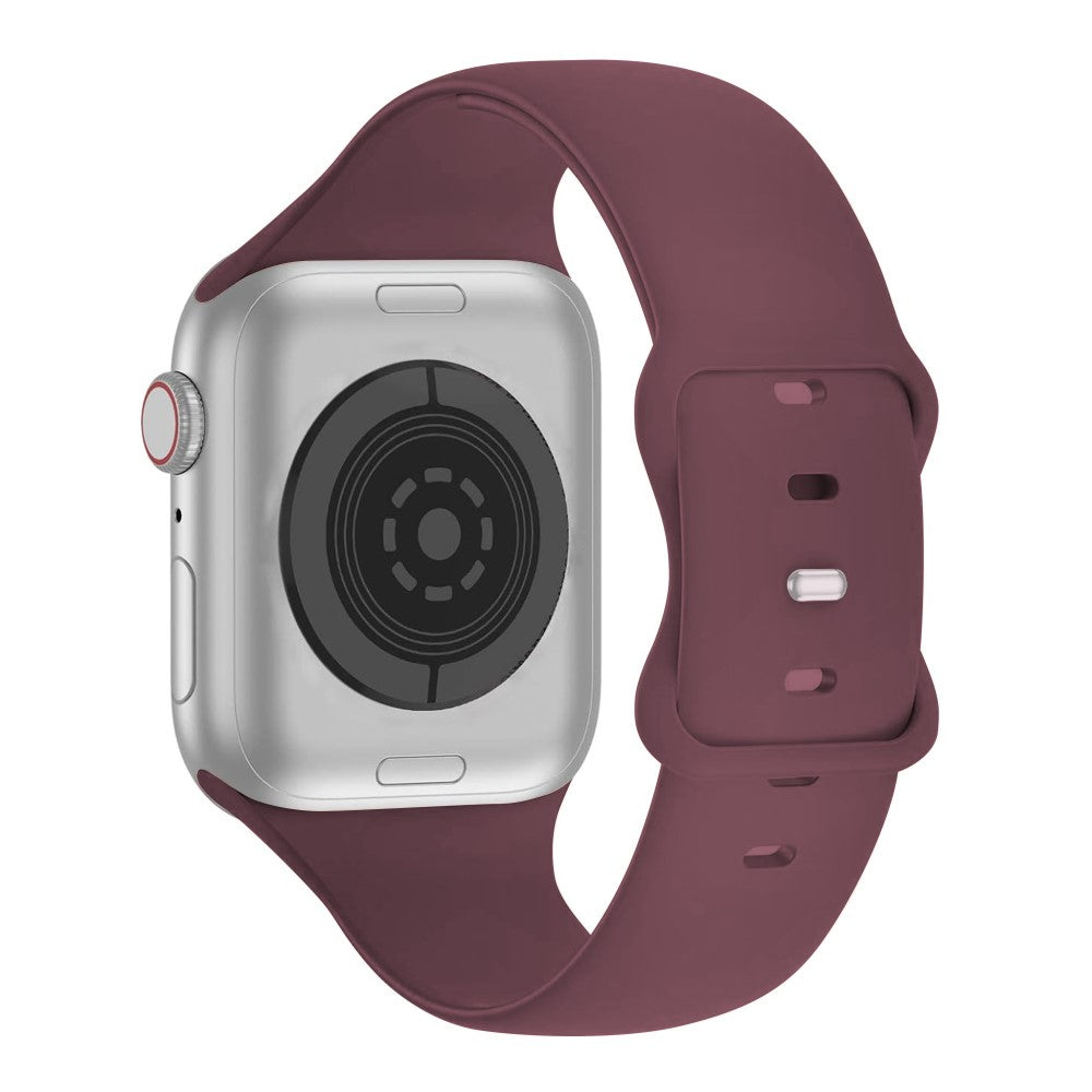 Flot Silikone Universal Rem passer til Apple Smartwatch - Lilla#serie_14