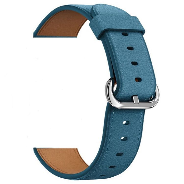 Super Sejt Ægte Læder Universal Rem passer til Apple Smartwatch - Grøn#serie_2