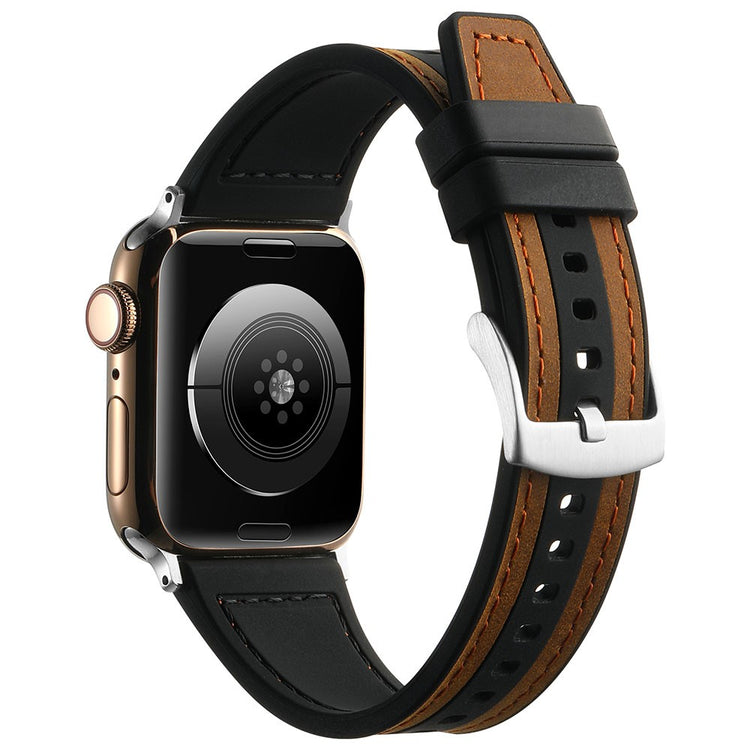 Helt Vildt Skøn Ægte Læder Universal Rem passer til Apple Smartwatch - Brun#serie_5