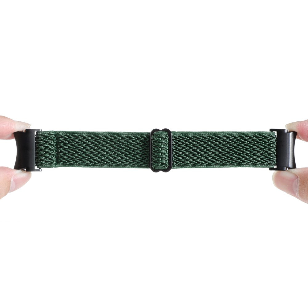 Stilfuld Nylon Universal Rem passer til Samsung Smartwatch - Grøn#serie_8
