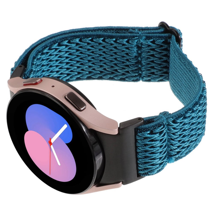 Stilfuld Nylon Universal Rem passer til Samsung Smartwatch - Grøn#serie_10