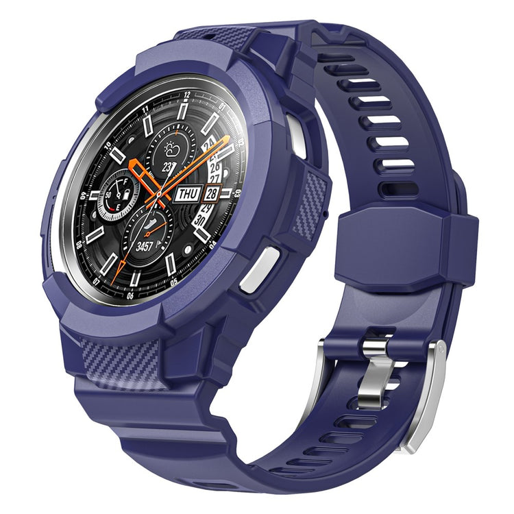 Sejt Silikone Rem passer til Samsung Galaxy Watch 4 Classic (42mm) - Blå#serie_6