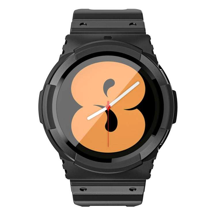 Silikone Universal Rem passer til Samsung Galaxy Watch 4 (40mm) / Samsung Galaxy Watch 5 (40mm) - Sort#serie_1