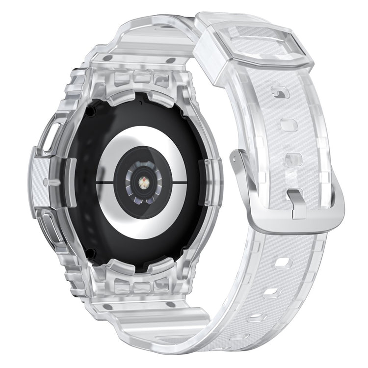Silikone Universal Rem passer til Samsung Galaxy Watch 4 (40mm) / Samsung Galaxy Watch 5 (40mm) - Gennemsigtig#serie_7