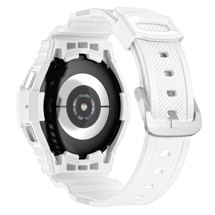 Silikone Universal Rem passer til Samsung Galaxy Watch 4 (40mm) / Samsung Galaxy Watch 5 (40mm) - Hvid#serie_9