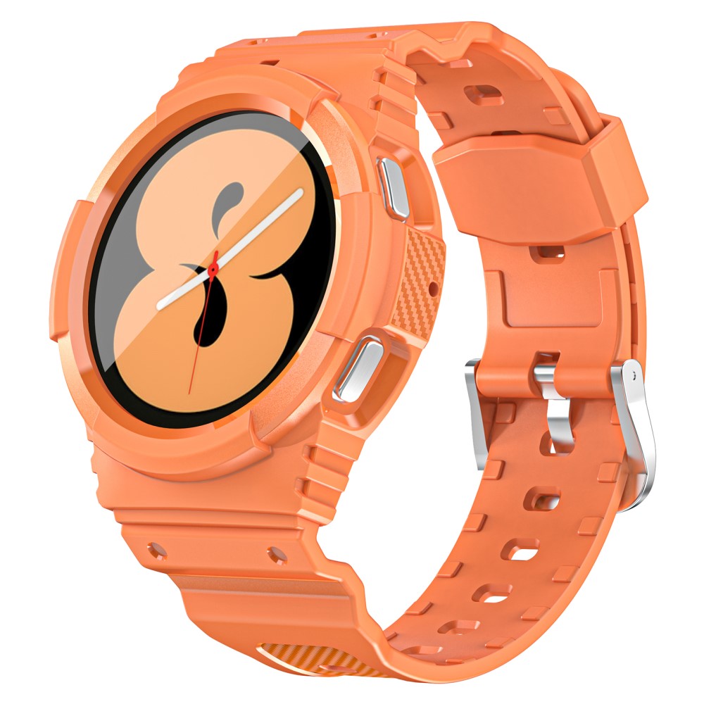 Silikone Universal Rem passer til Samsung Galaxy Watch 4 (40mm) / Samsung Galaxy Watch 5 (40mm) - Orange#serie_10