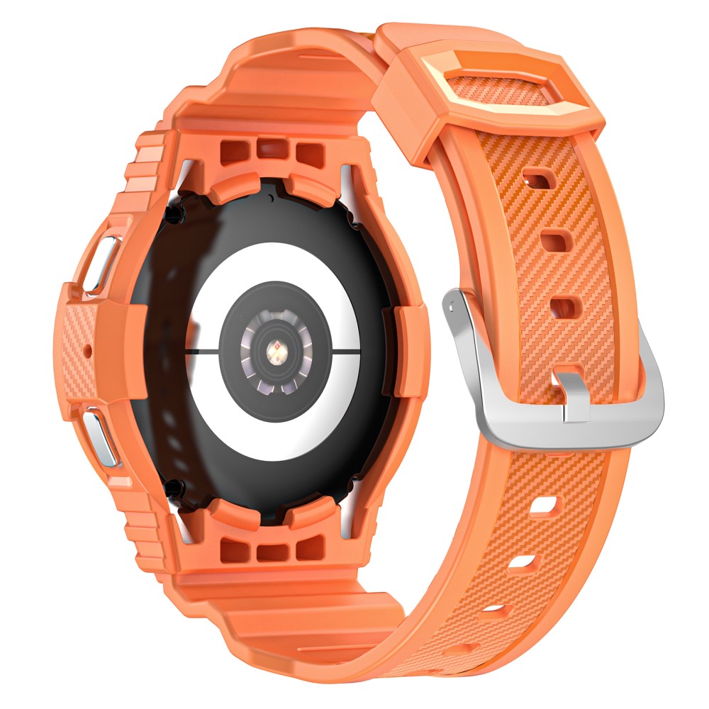 Silikone Universal Rem passer til Samsung Galaxy Watch 4 (40mm) / Samsung Galaxy Watch 5 (40mm) - Orange#serie_10