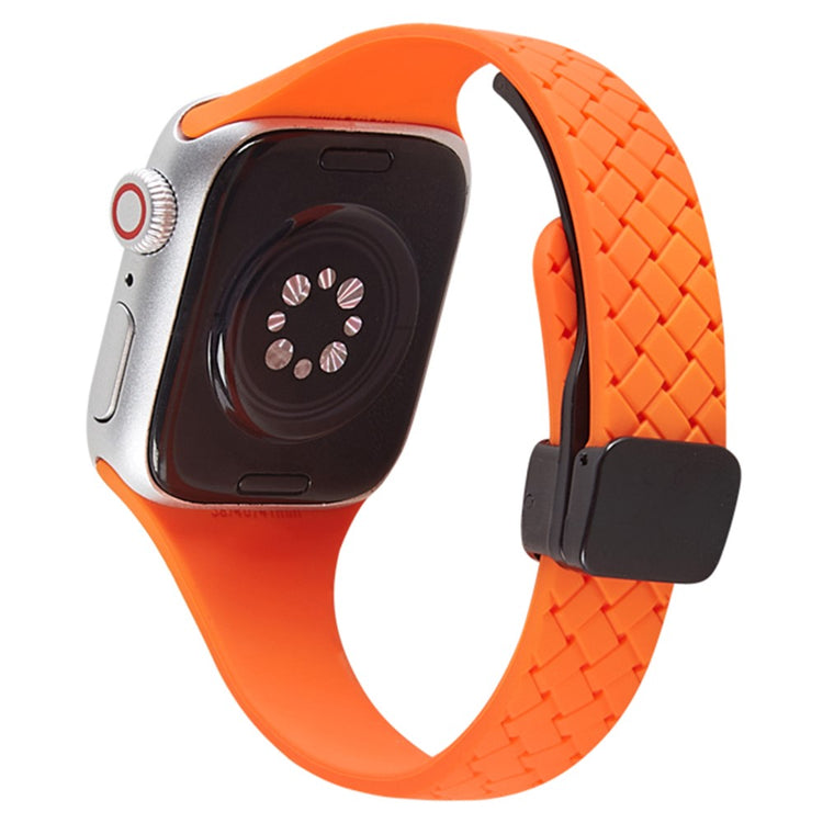 Vildt Rart Silikone Universal Rem passer til Apple Smartwatch - Orange#serie_2