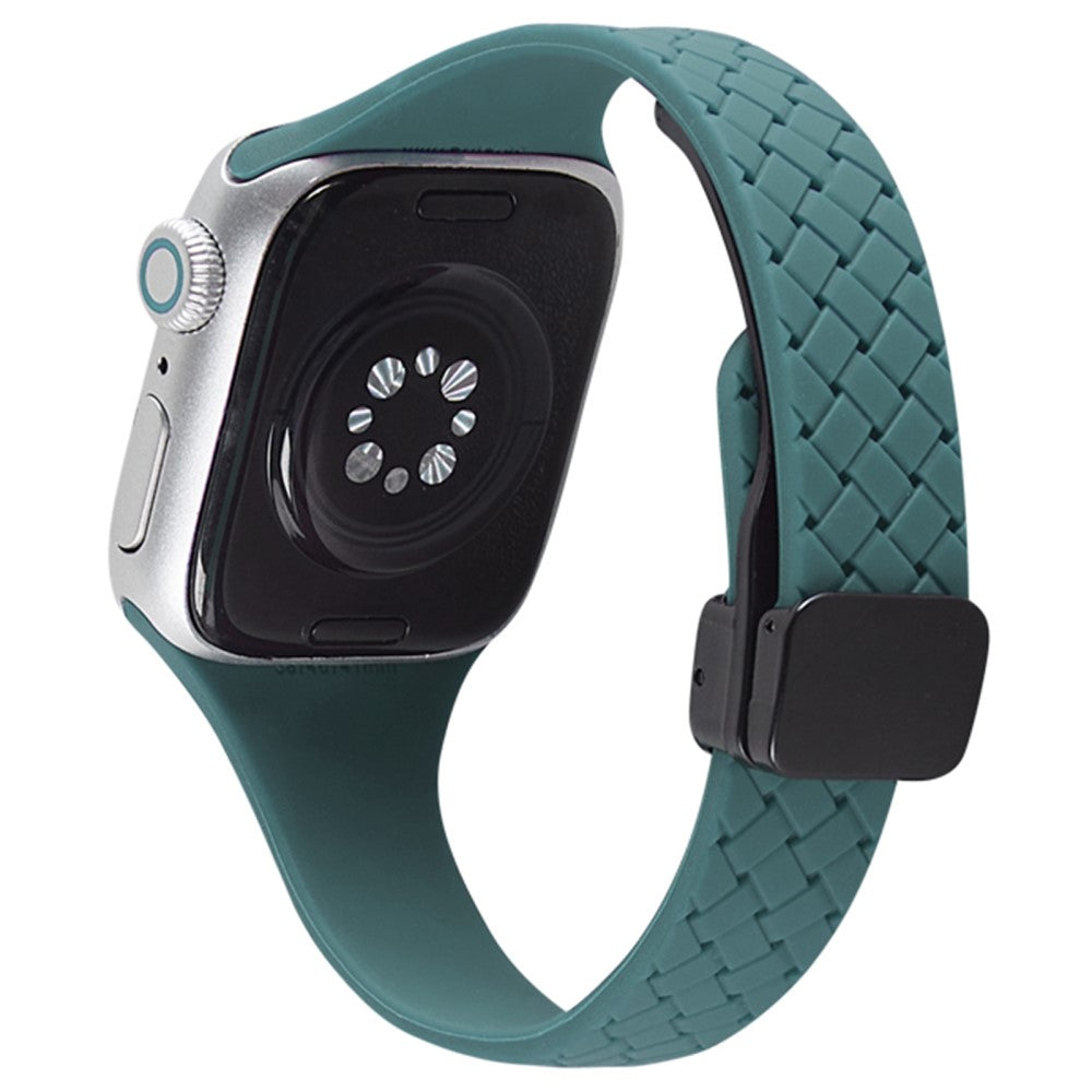 Vildt Rart Silikone Universal Rem passer til Apple Smartwatch - Grøn#serie_4