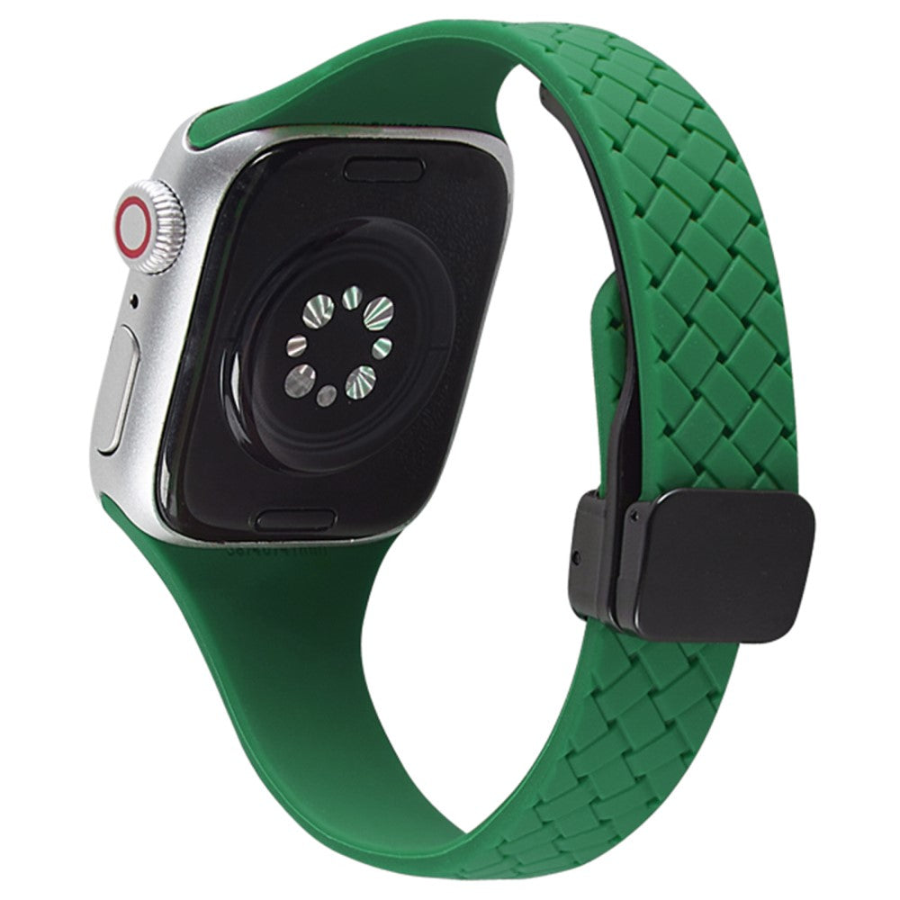 Vildt Rart Silikone Universal Rem passer til Apple Smartwatch - Grøn#serie_5
