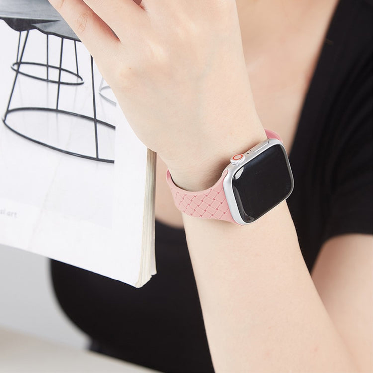 Vildt Rart Silikone Universal Rem passer til Apple Smartwatch - Pink#serie_8