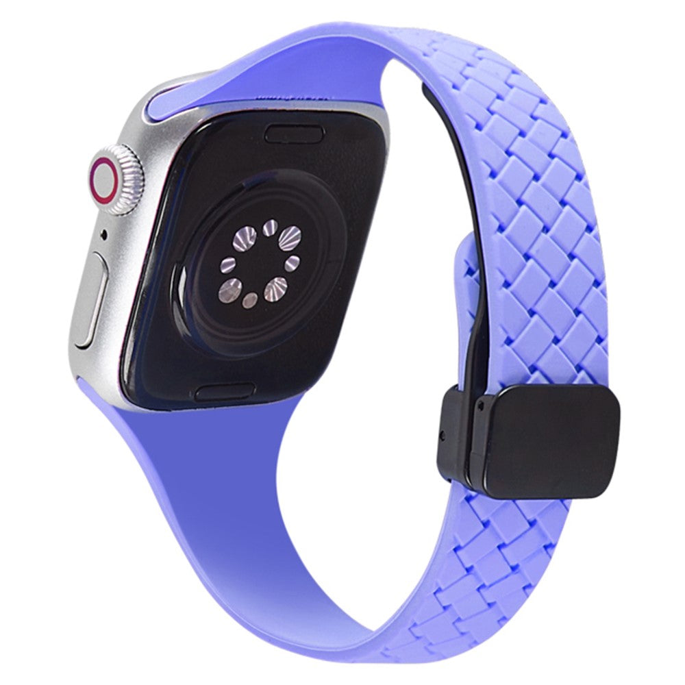 Vildt Rart Silikone Universal Rem passer til Apple Smartwatch - Lilla#serie_14