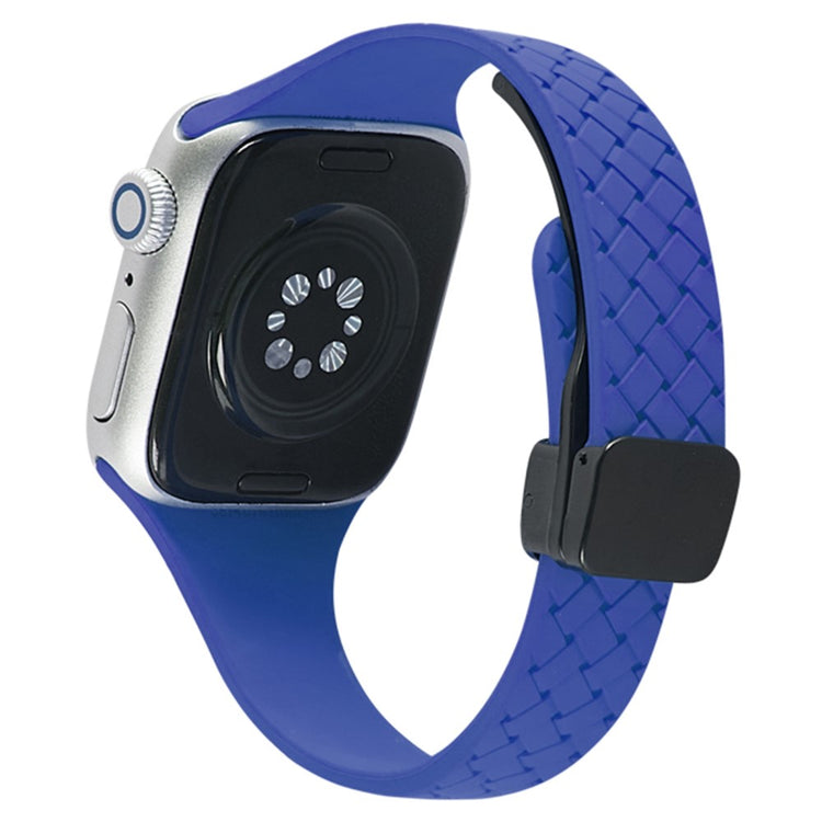 Vildt Rart Silikone Universal Rem passer til Apple Smartwatch - Blå#serie_17