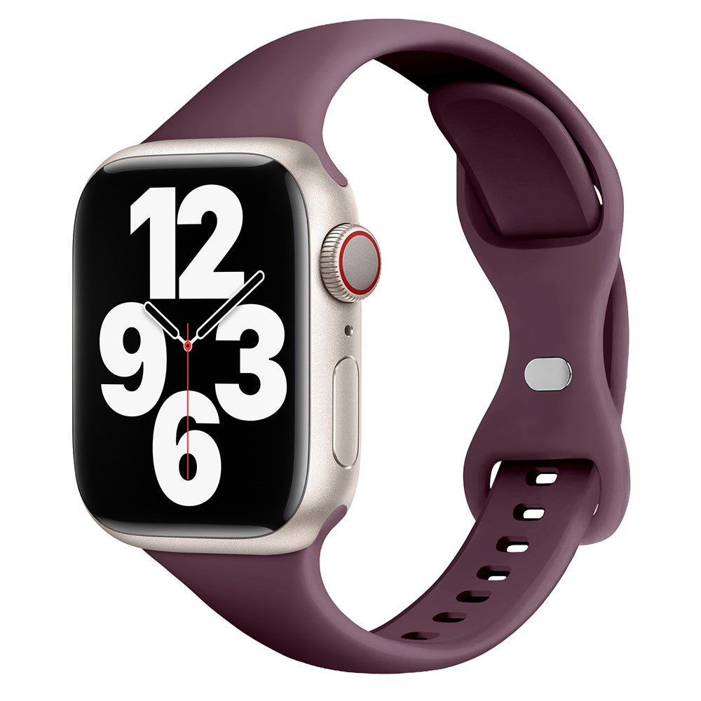 Holdbart Silikone Universal Rem passer til Apple Smartwatch - Lilla#serie_1