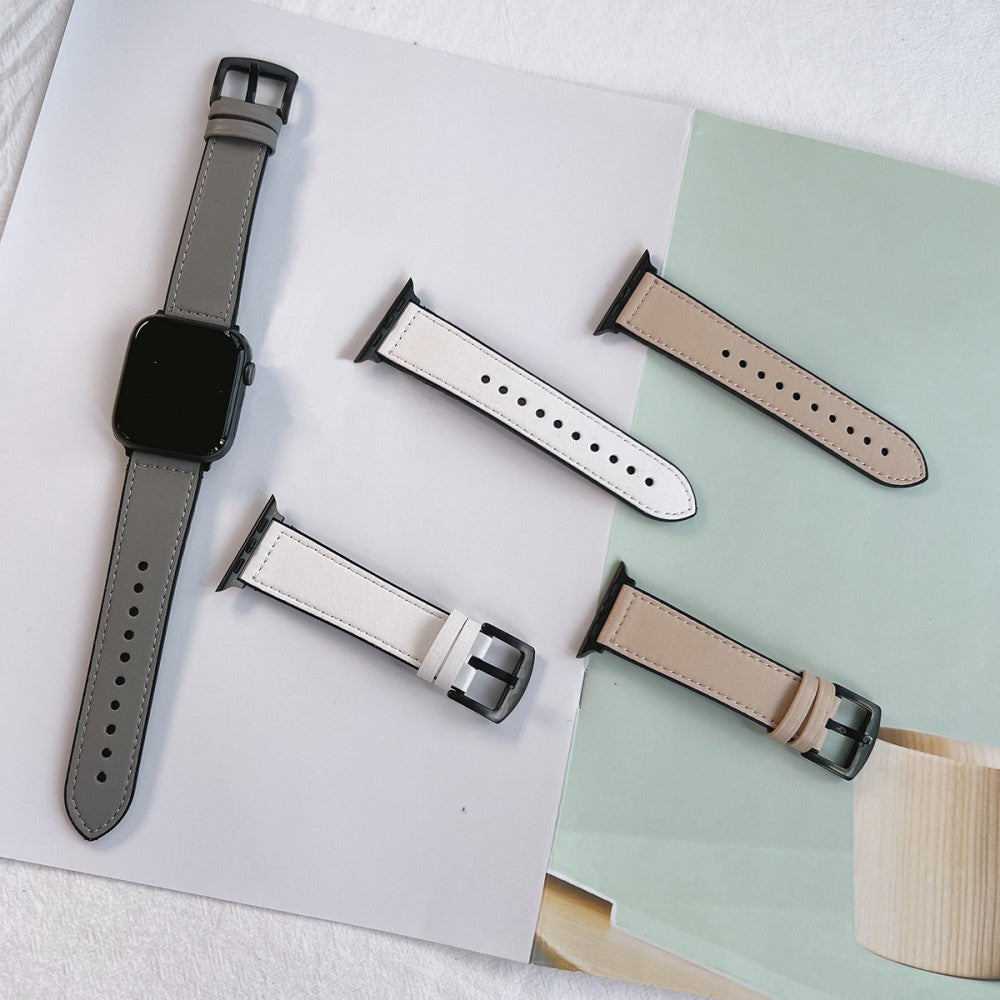 Vildt Rart Silikone Universal Rem passer til Apple Smartwatch - Hvid#serie_3