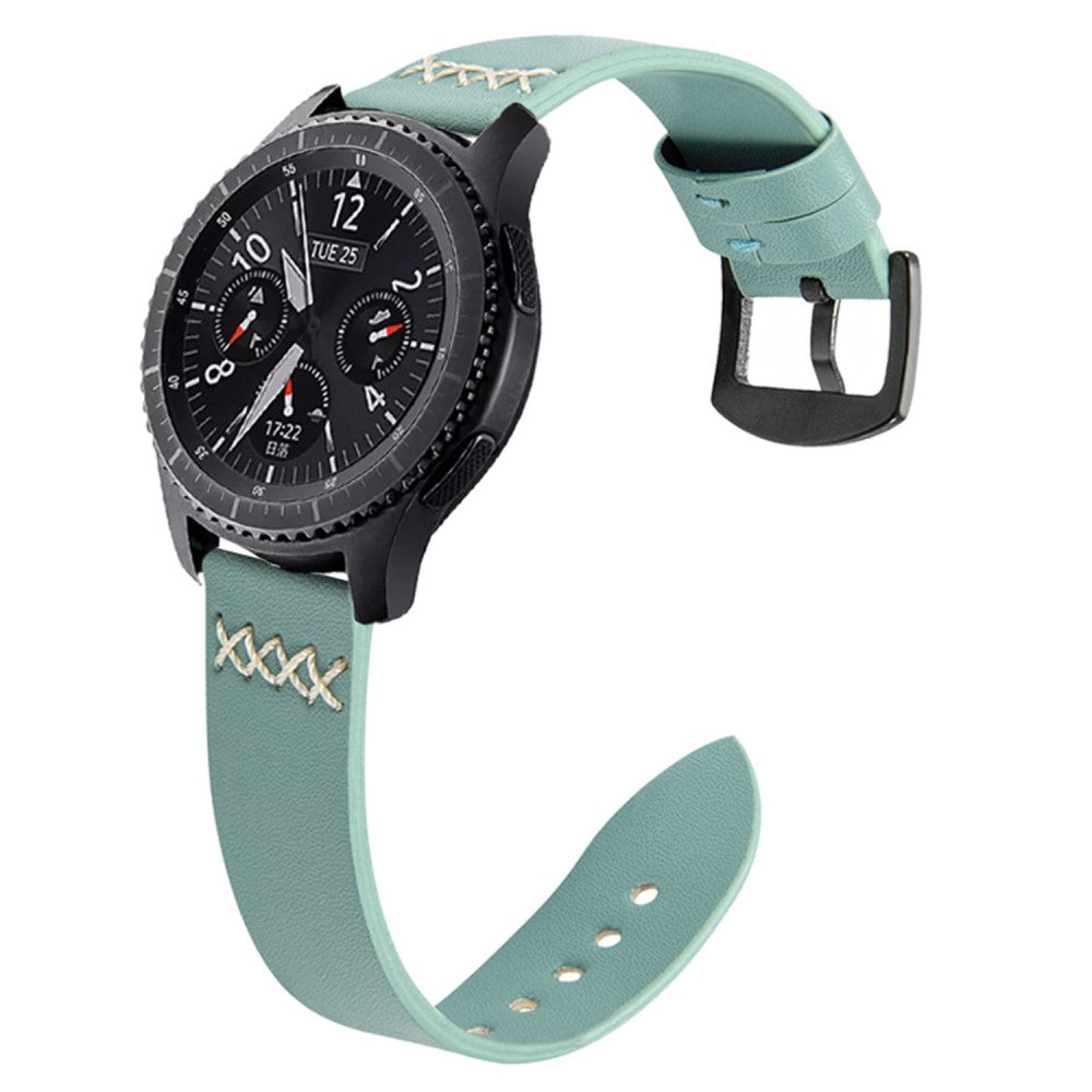 Cool Kunstlæder Universal Rem passer til Apple Smartwatch - Grøn#serie_3