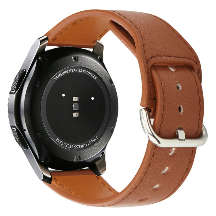Kønt Kunstlæder Universal Rem passer til Apple Smartwatch - Brun#serie_3