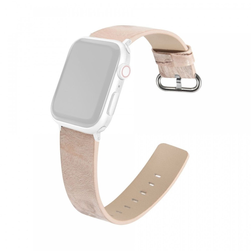 Vildt Fint Kunstlæder Universal Rem passer til Apple Smartwatch - Pink#serie_1