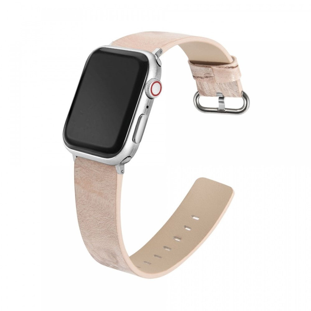 Vildt Fint Kunstlæder Universal Rem passer til Apple Smartwatch - Pink#serie_1
