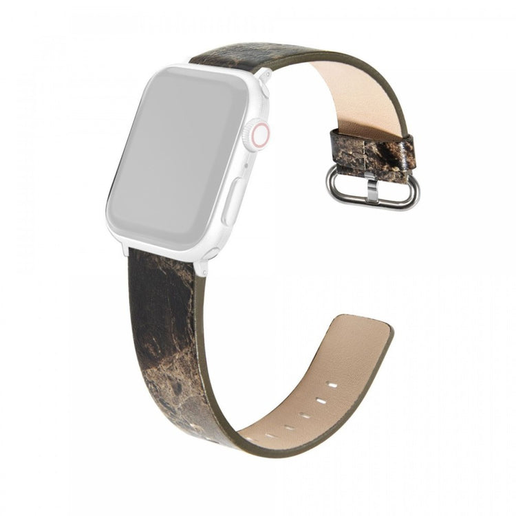 Vildt Fint Kunstlæder Universal Rem passer til Apple Smartwatch - Brun#serie_4