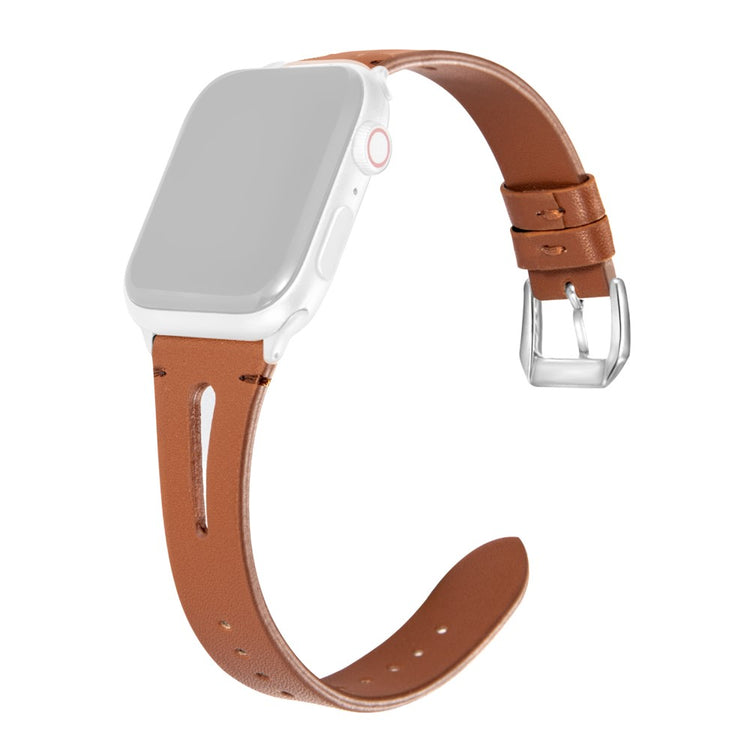 Meget Fantastisk Kunstlæder Universal Rem passer til Apple Smartwatch - Brun#serie_2