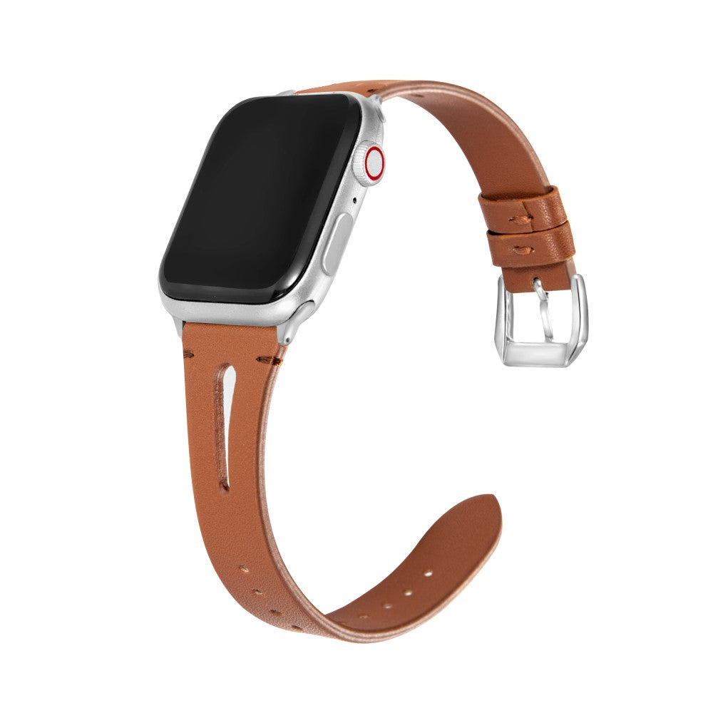 Meget Fantastisk Kunstlæder Universal Rem passer til Apple Smartwatch - Brun#serie_2