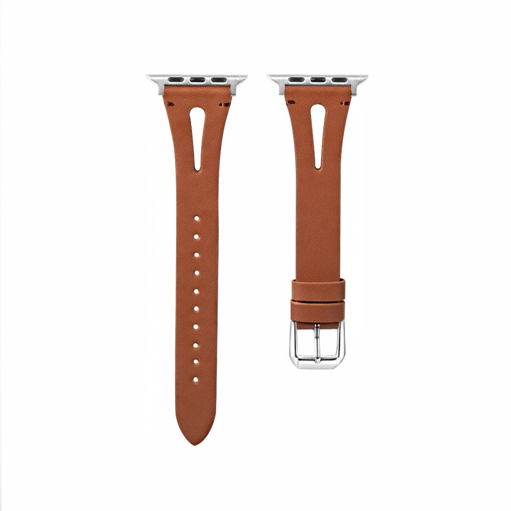 Apple Watch Series 41mm / 40mm / 38mm Leather Replacement Straps - Brown#serie_2