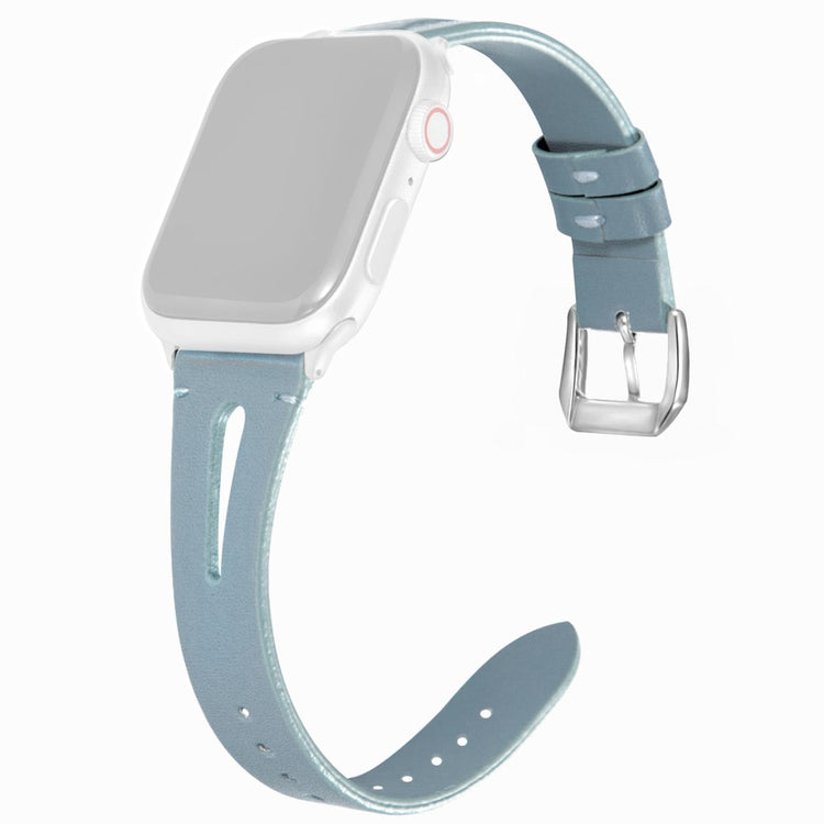 Meget Fantastisk Kunstlæder Universal Rem passer til Apple Smartwatch - Blå#serie_4