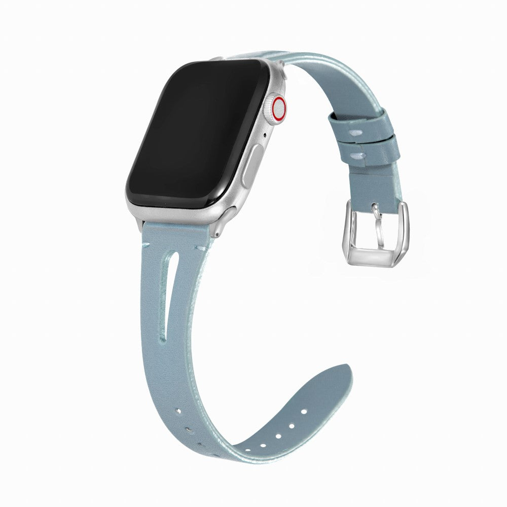 Meget Fantastisk Kunstlæder Universal Rem passer til Apple Smartwatch - Blå#serie_4