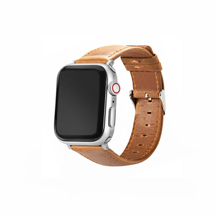 Meget Godt Kunstlæder Universal Rem passer til Apple Smartwatch - Brun#serie_2
