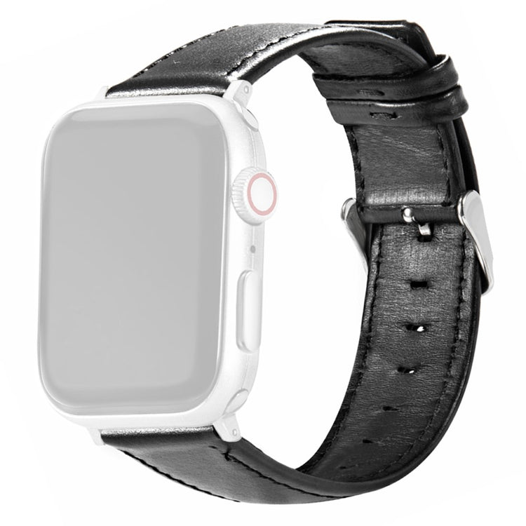 Meget Godt Kunstlæder Universal Rem passer til Apple Smartwatch - Sort#serie_3