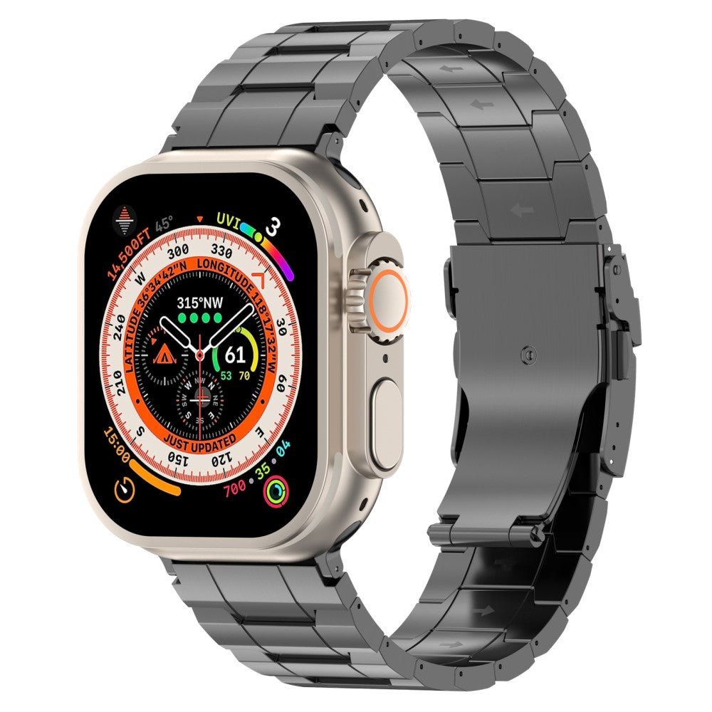 Apple Watch Series 41mm / 40mm / 38mm Titanium Steel Bracelet Straps - Grey#serie_2