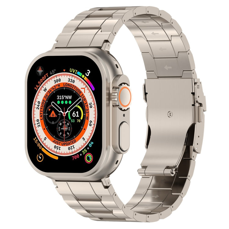 Apple Watch Series 41mm / 40mm / 38mm Titanium Steel Bracelet Straps - Titanium#serie_3